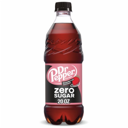 Dr Pepper Strawberries & Cream Zero Sugar Soda - Simple Pick