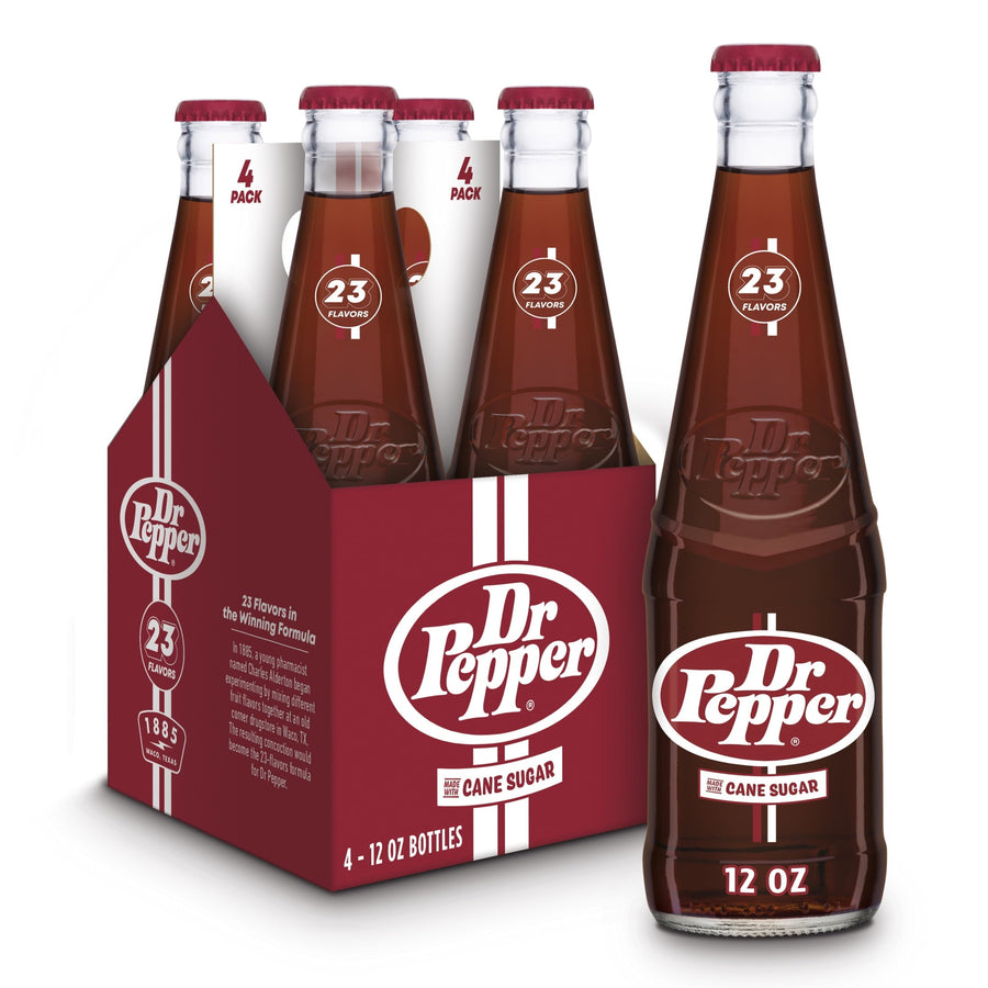 Dr Pepper Real Sugar Soda - Party Ready